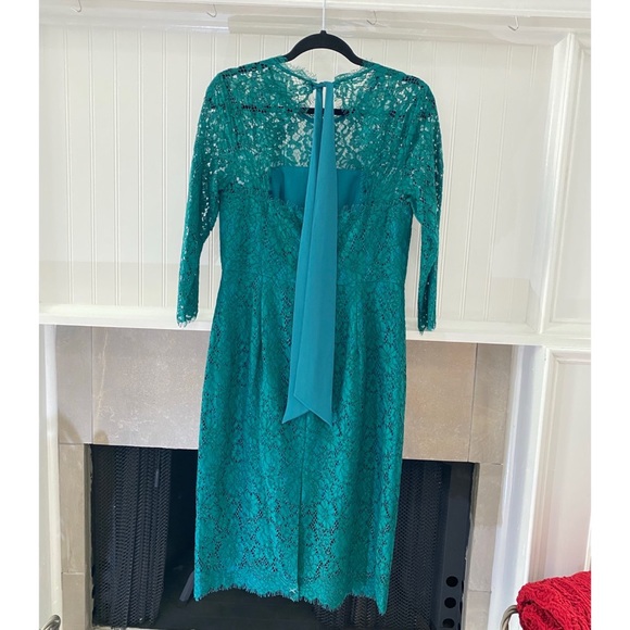 J. Crew Lace Sheath Dress in Spicy Jade - Picture 10 of 16